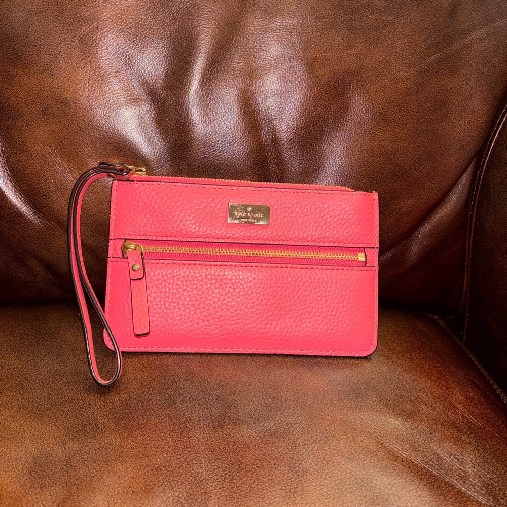 Kate Spade Hot Pink Wristlet